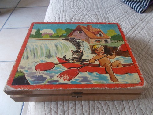 Boite cubes ancienne style - ancienne,