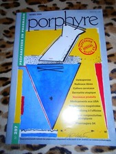 Revue Porphyre, préparateur