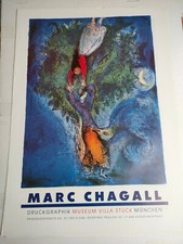 Affiche Marc Chagall gravure