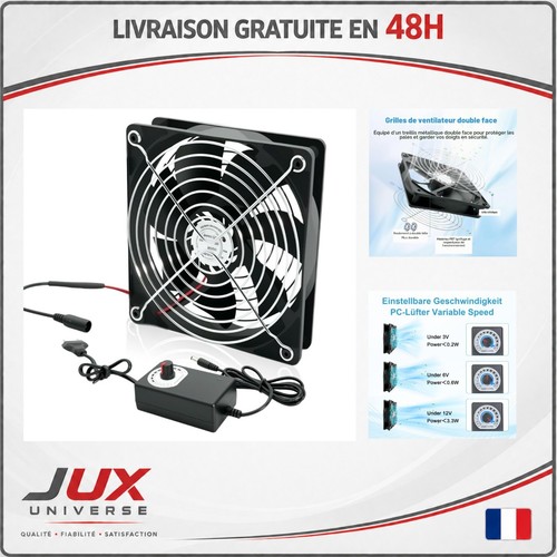 Ventilateur 120mm 12v - ventilateur, pc