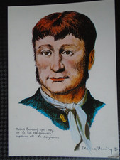 cpm les corsaires d'Etienne BLANDIN Robert SURCOUF