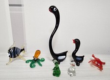 Figurines vintage en verre de
