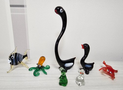 Figurines anciennes verre - figurines,