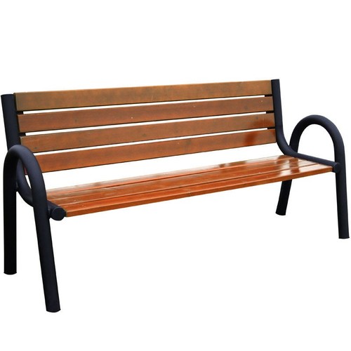 Banc jardin pieds métal - jardin, en