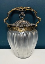 Pot à biscuits ancien verre