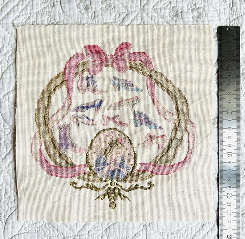 Broderie point croix finie - broderie, de