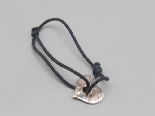 Bracelet coeur argent - bracelet, en
