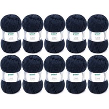 10 pelotes de laine - Bleu