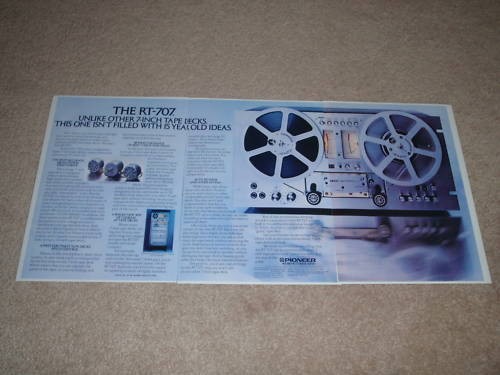 Pioneer 707 ouvert bobine - rt-707,