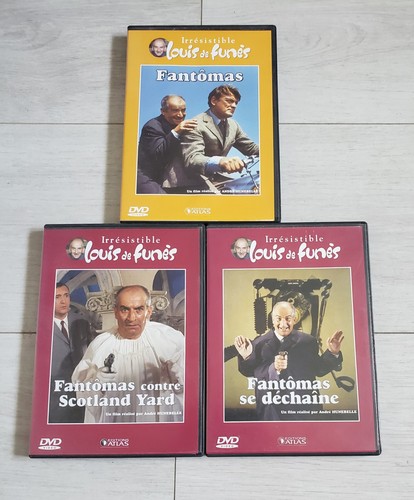 Lot dvd fantomas louis de - dvd,