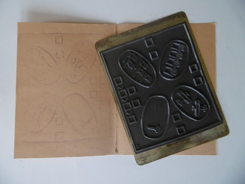 Ancien tampon encreur scolaire - ancien,