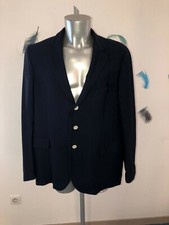 veste crêpe marine coudières FRANCESCO SMALTO taille 58 (XL) EXCELLENT ETAT