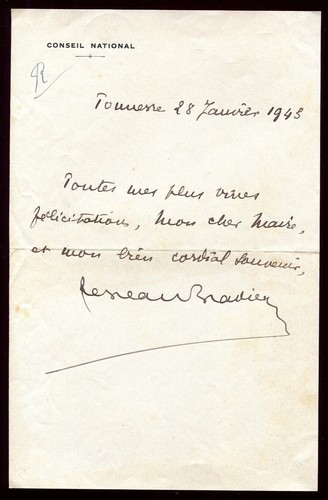 Ancienne lettre autographe - ancienne,