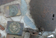 militaria lot allemand ww1 fouille