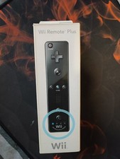 Wii Remote Plus - Manette Wiimote Noire - Complete en Boite - Nintendo Wii