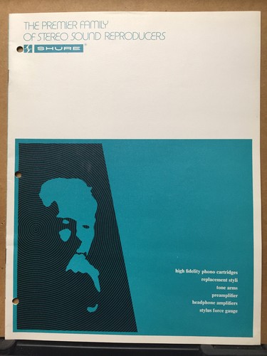 Vtg shure brothers - brothers, catalog