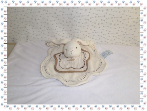 Doudou semi plat lapin - doudou,