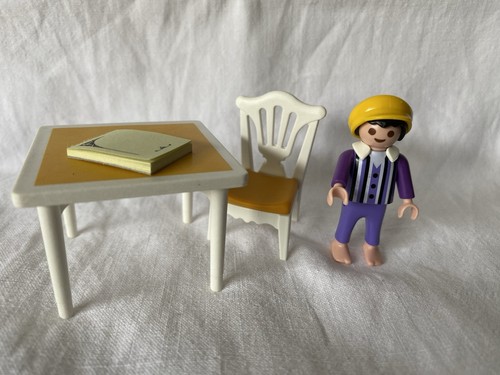 Playmobil table chaise garçon - table,