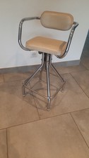 ancienne chaise , fauteuil de coiffeur pour enfant annees 50