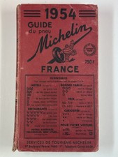 Guide rouge michelin 1954 - guide,