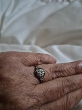 bague ancienne art déco, en