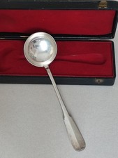 Henri Soufflot - Louche en Argent Massif dans son coffret. Poids: 250g