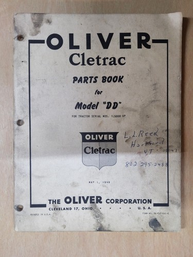 Oliver cletrac model - cletrac,