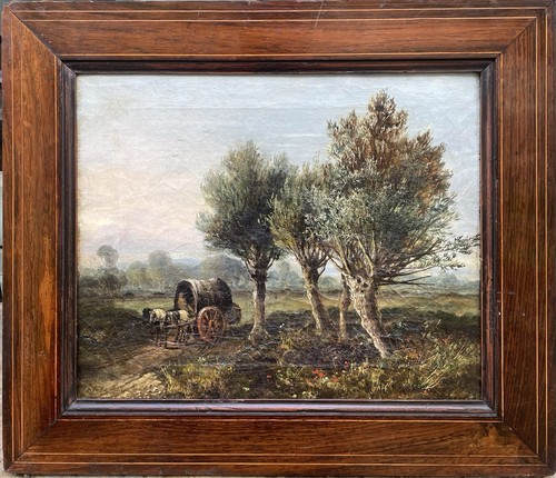 Tableau peinture cadre 19ème - tableau,