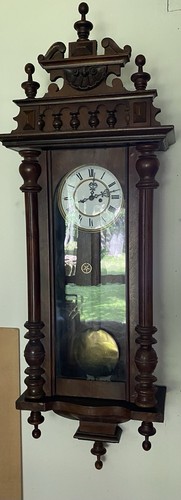 Gustav becker wall clock - wall,