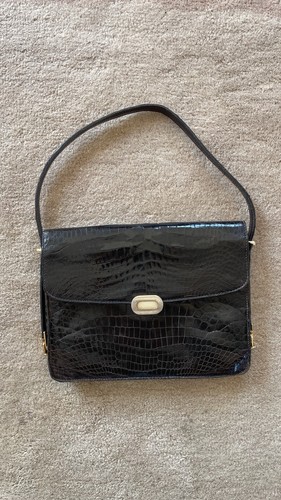 Sac main cuir crocodile - sac,