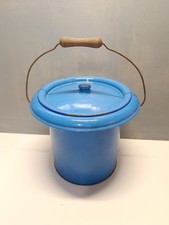Ancien Pot de Chambre en Tôle