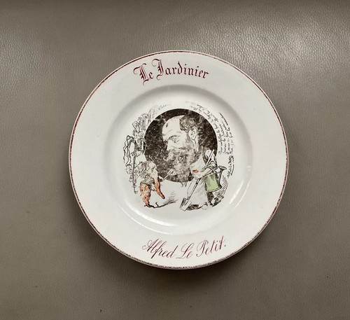 Assiette faïence jardinier - faïence, le