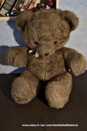 Ours peluche marron france - en,