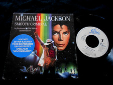 MICHAEL JACKSON/SMOOTH CRIMINAL/STICKER/EPIC/HOLLAND PRESS SP 7"