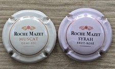 2 capsules de crémant  ROCHE . MAZET  muscat . Syrah