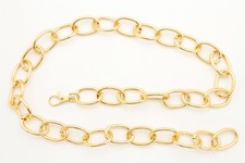 Femmes Sexy Hanche Taille Or Métal Épais Chaîne Liens Robe Jeans Ceinture Xs S M