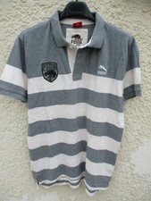 Polo PUMA gris beige manches courtes 48 / 50 UK M US M