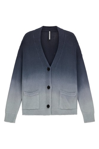 Cardigan femme tie - cardigan, sfumato