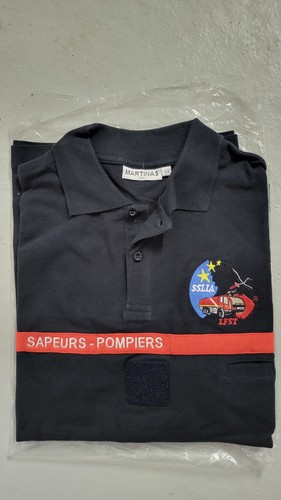 Polo manches courtes pompiers