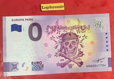 Billet 0 Euro Europa Park 2020-7 - euro souvenir touristique