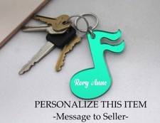 Music Note Key Chain