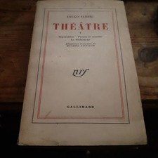 théâtre tome 1 DIEGO FABBRI