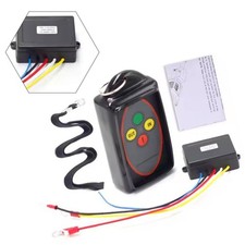 Kit Télécommande Treuil Sans Fil 12V 24V avec Indicateur Visuel pour Camions S