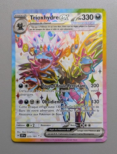 Carte pokémon trioxhydre - carte,