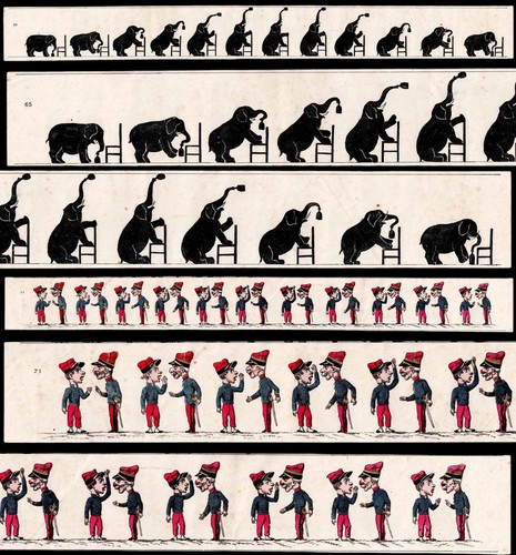 Bande zootrope 1860 1870 - de,