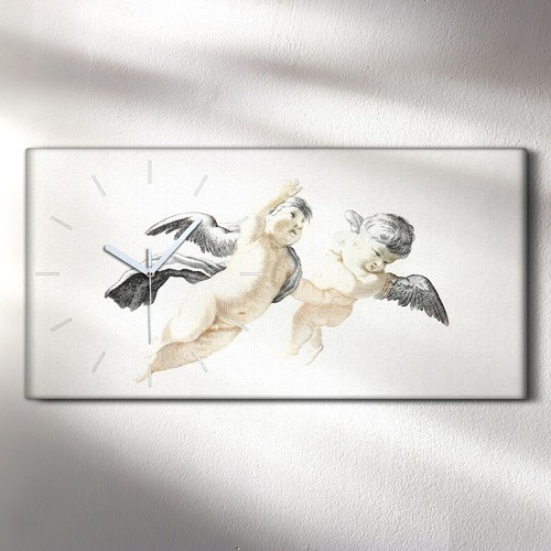 Horloge murale sur toile 60x30