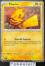 Carte Pokemon PIKACHU 051/162 HOLO POINT EV5 PROMO TEF FR NEUF