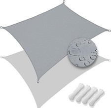 Voile d'ombrage Rectangulaire Imperméable Protection UV 95% en Polyester Résista