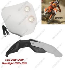 Masque De Phare Plat Blanc Et