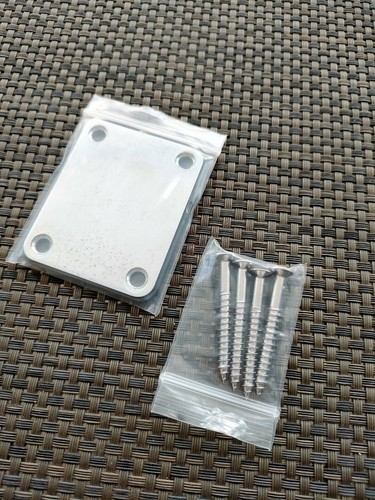 Plaque fixation manche - fixation,